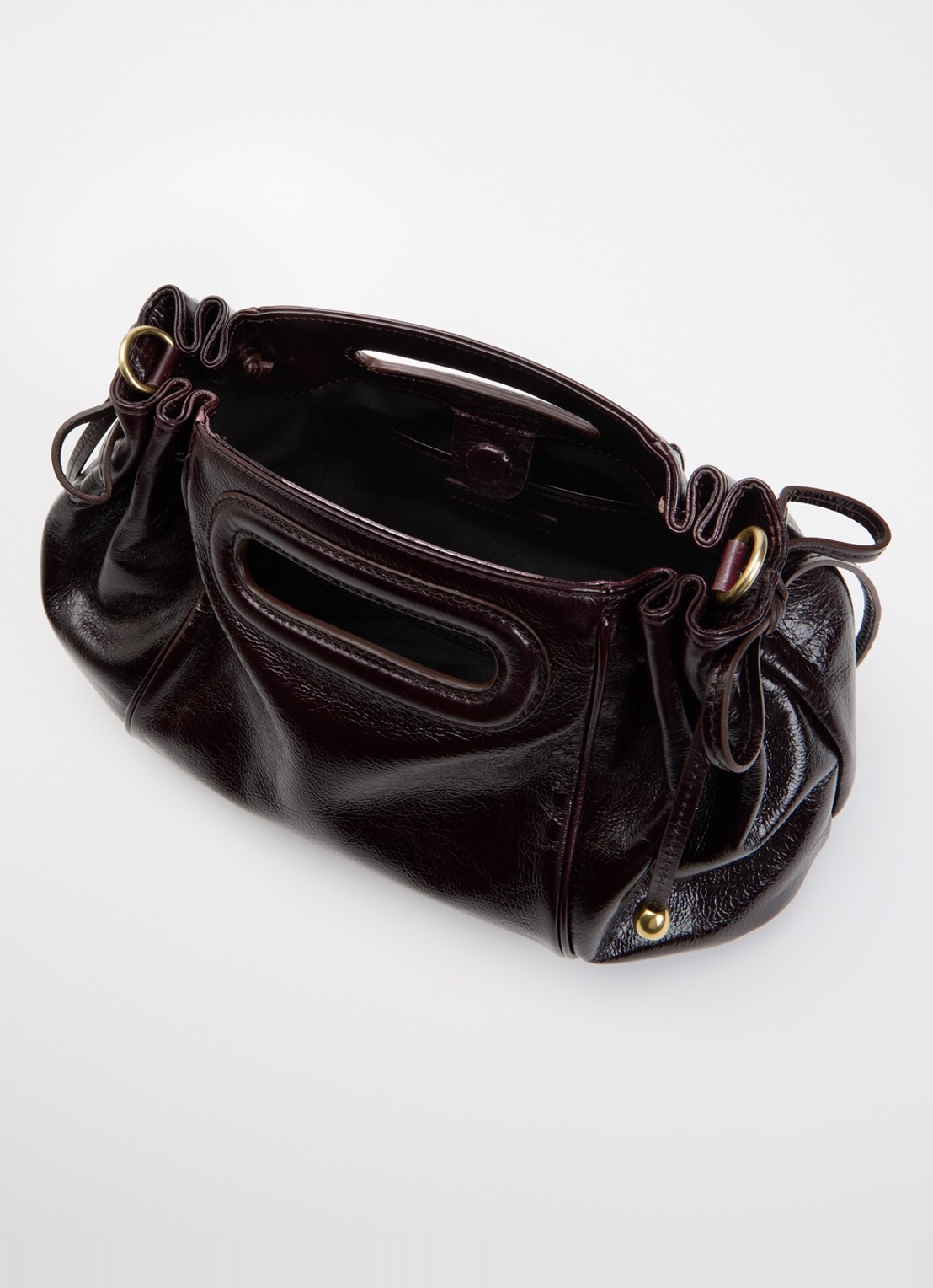 Gerard Darel Dany handtas met afneembare schouderriem - detail 3 donkerbruin