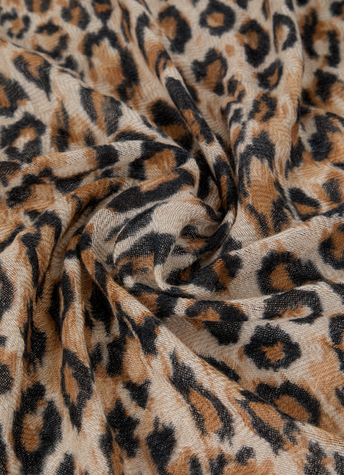 Gerard Darel Dany sjaal in kasjmierblend 185 x 75 cm - detail 3 bruin