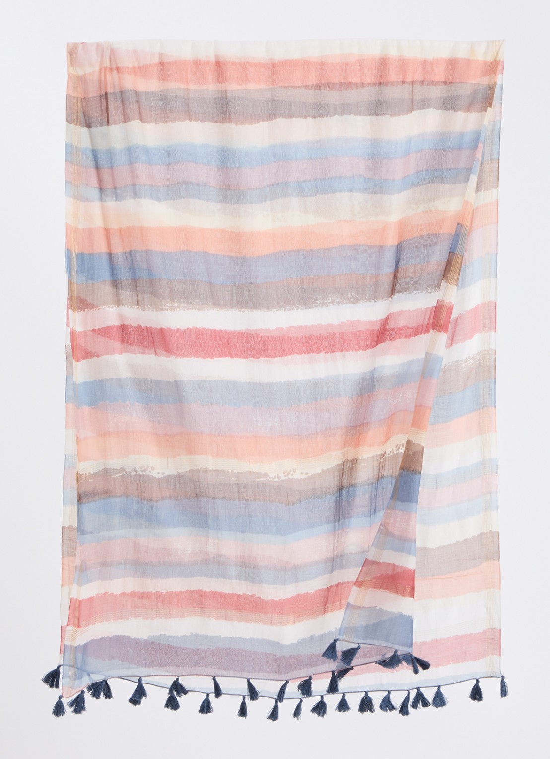 Gerard Darel Dinahe sjaal 70 x 180 cm  - detail blauw