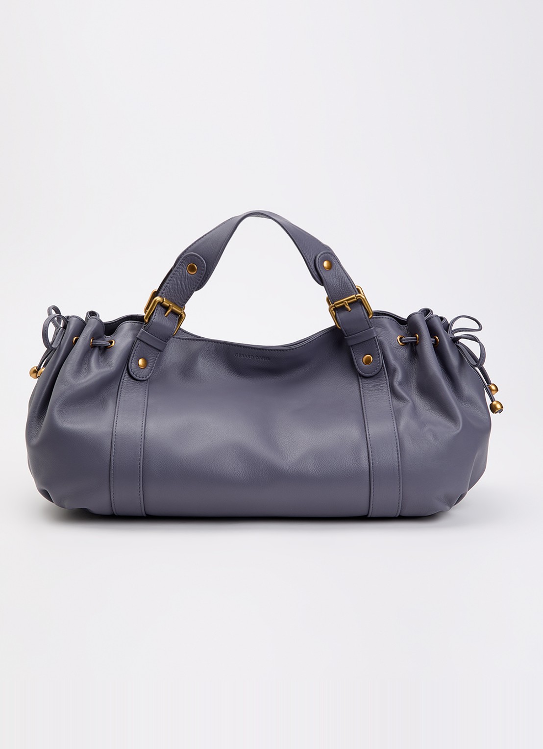 Gerard Darel Germain handtas van leer - voorkant blauw