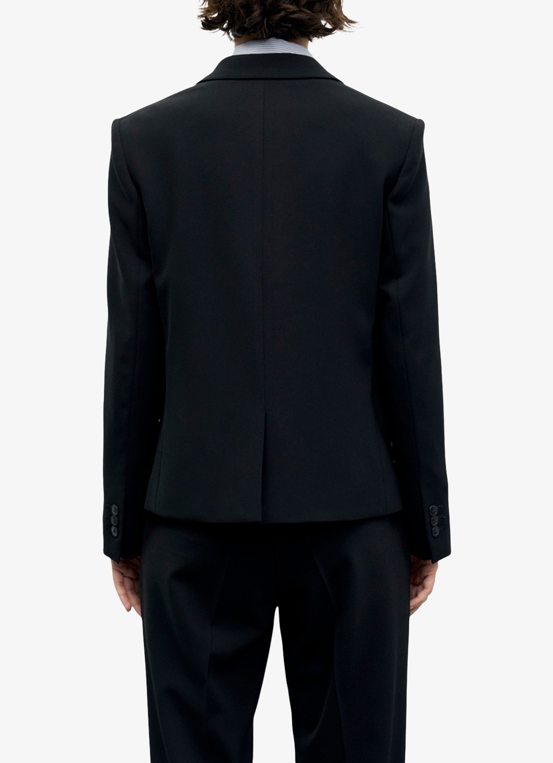 Gerard Darel Justa single-breasted blazer  - achterkant 5 zwart