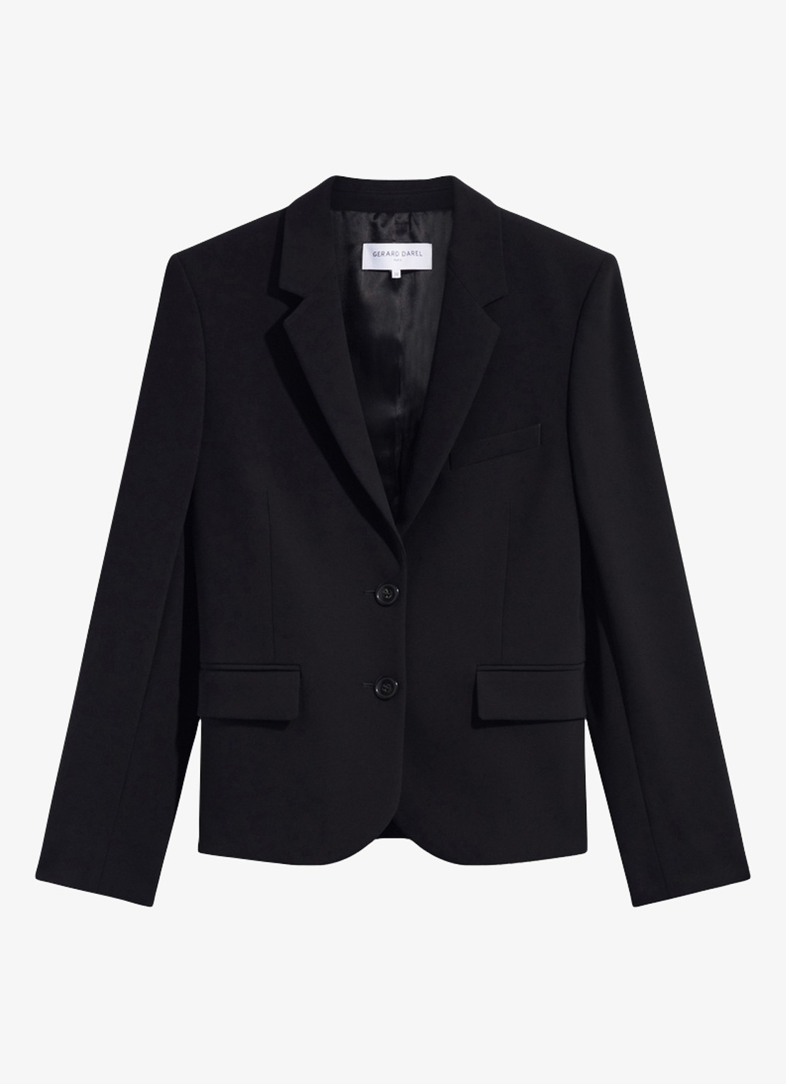Gerard Darel Justa single-breasted blazer  - voorkant zwart