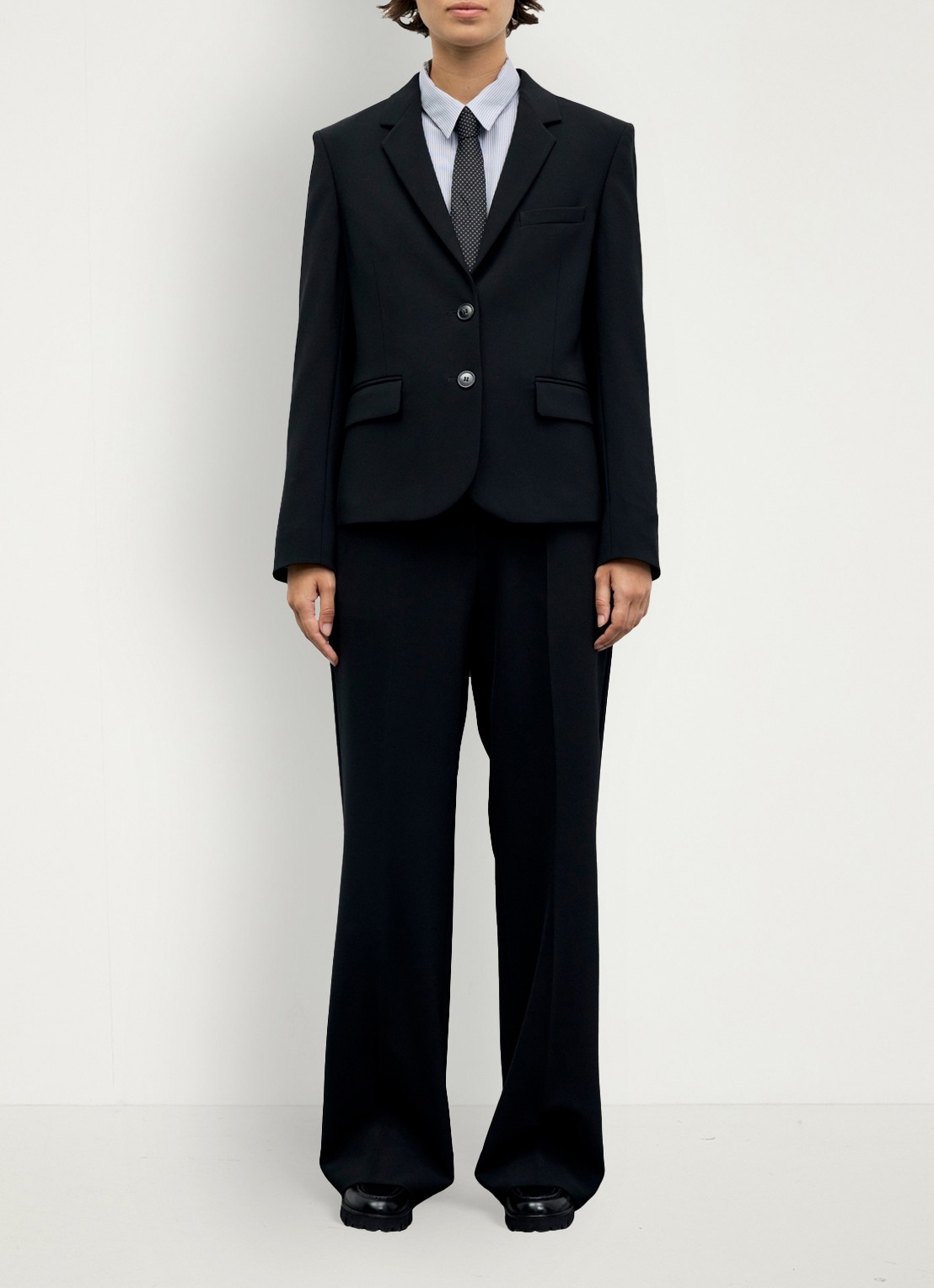 Gerard Darel Justa single-breasted blazer  - voorkant 2 zwart
