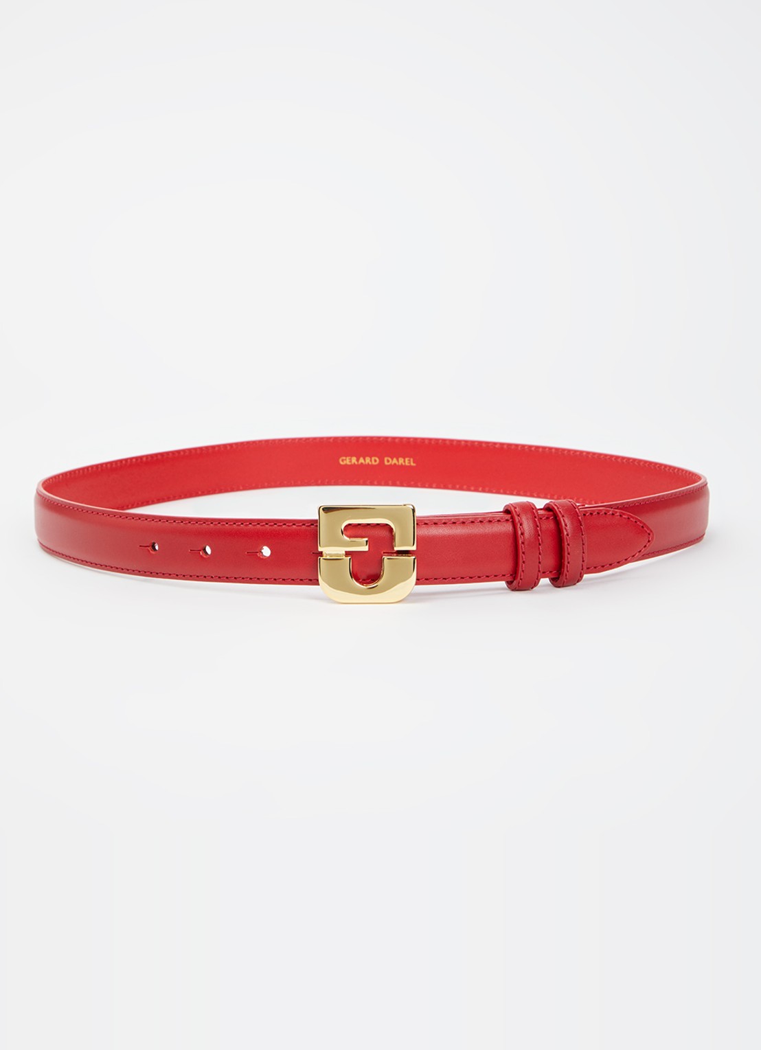 Gerard Darel Le Lauren riem van leer - voorkant rood