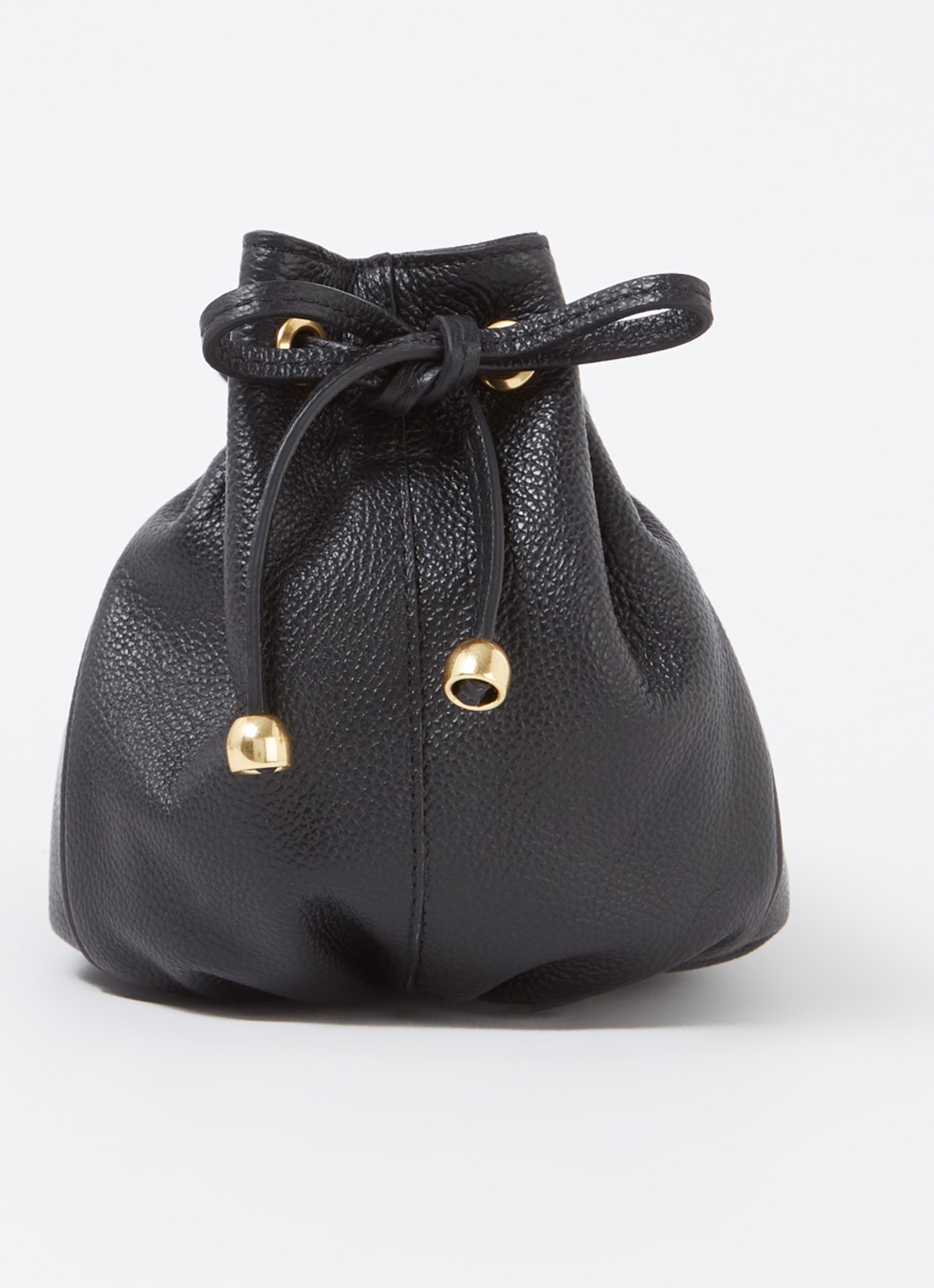 Gerard Darel Le Mini 24 crossbodytas van leer - detail 3 zwart