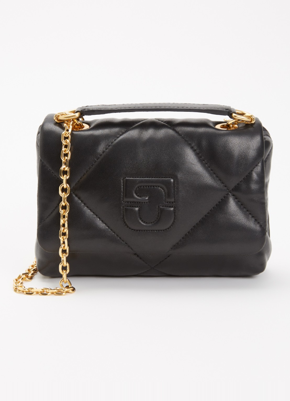 Gerard Darel Le Mini Fanny crossbodytas van lamsleer - voorkant 5 zwart