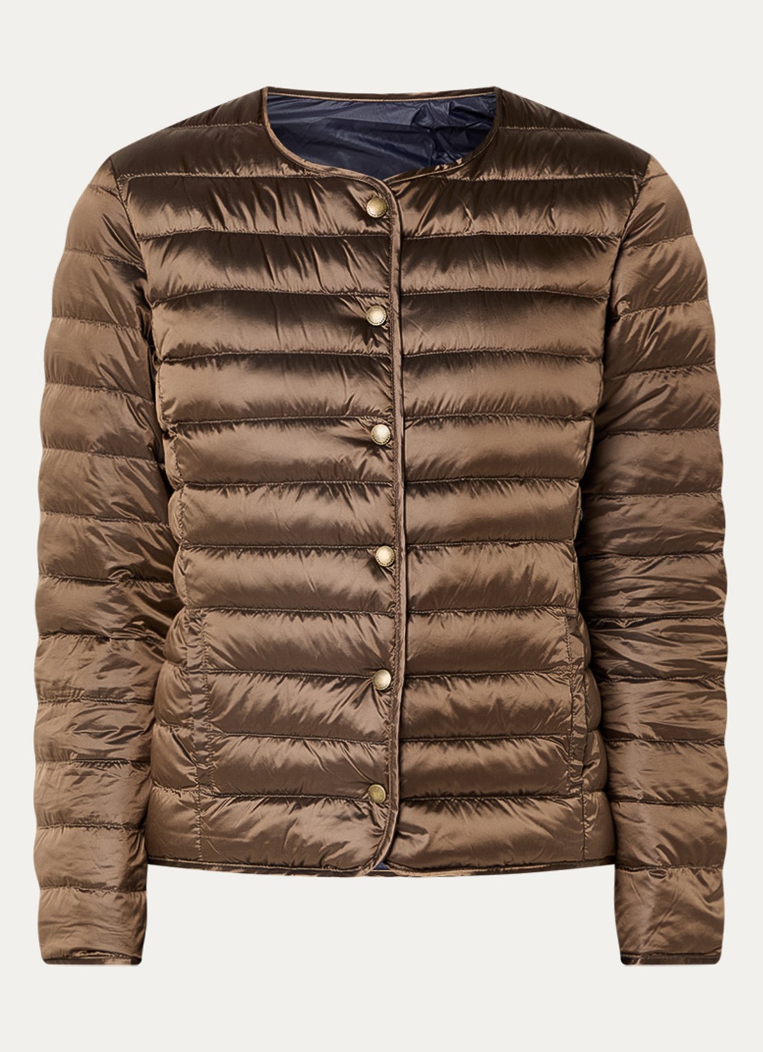 Gerard Darel Micaela reversible gewatteerd jack met donsvulling - voorkant 3 bruin