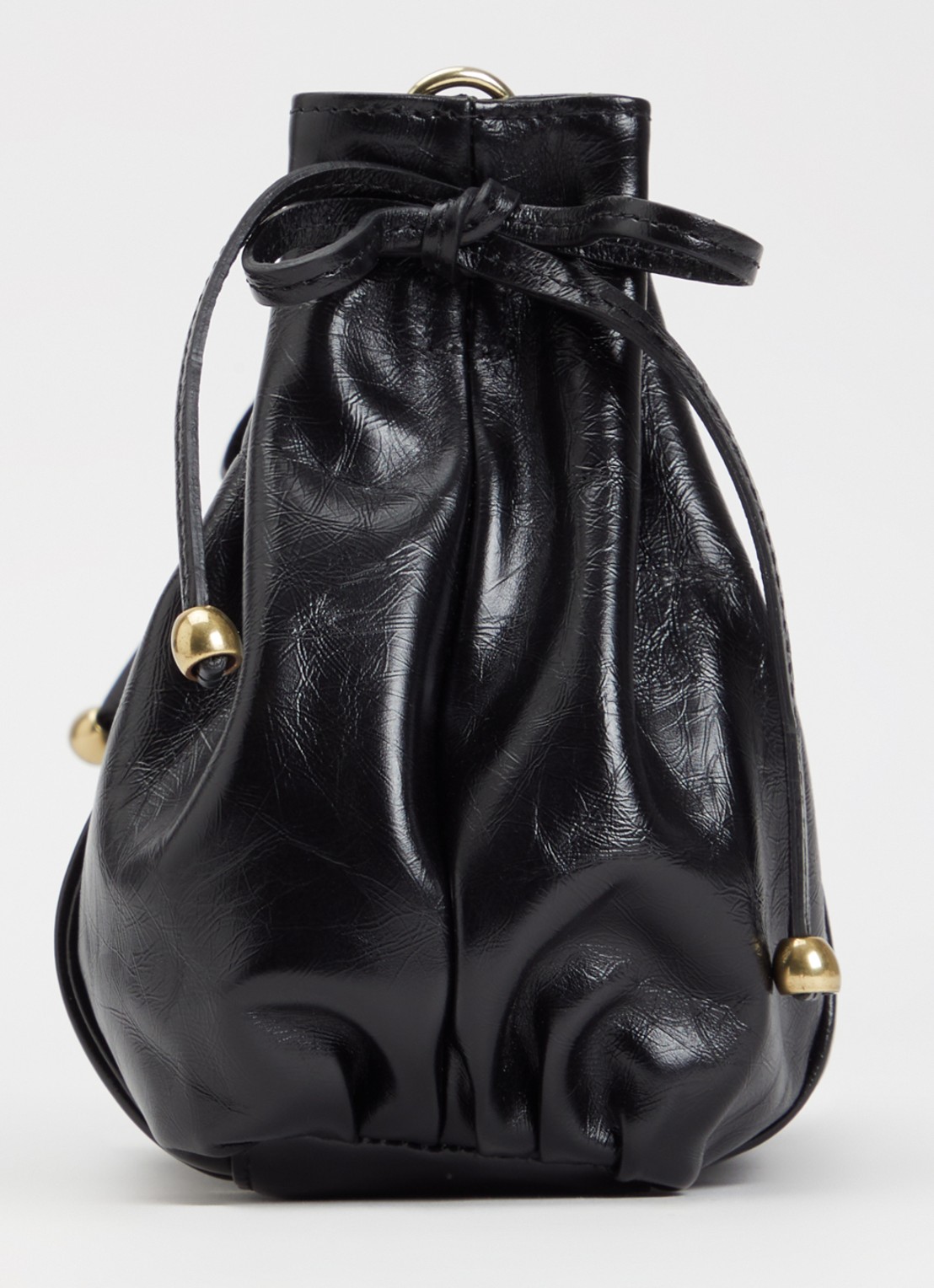 Gerard Darel Mini Dany handtas van leer met afneembare schouderriem - detail 2 zwart