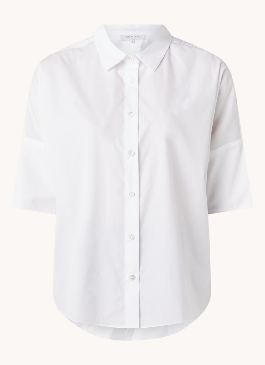 Gerard Darel Nara blouse met stretch - voorkant 5 wit