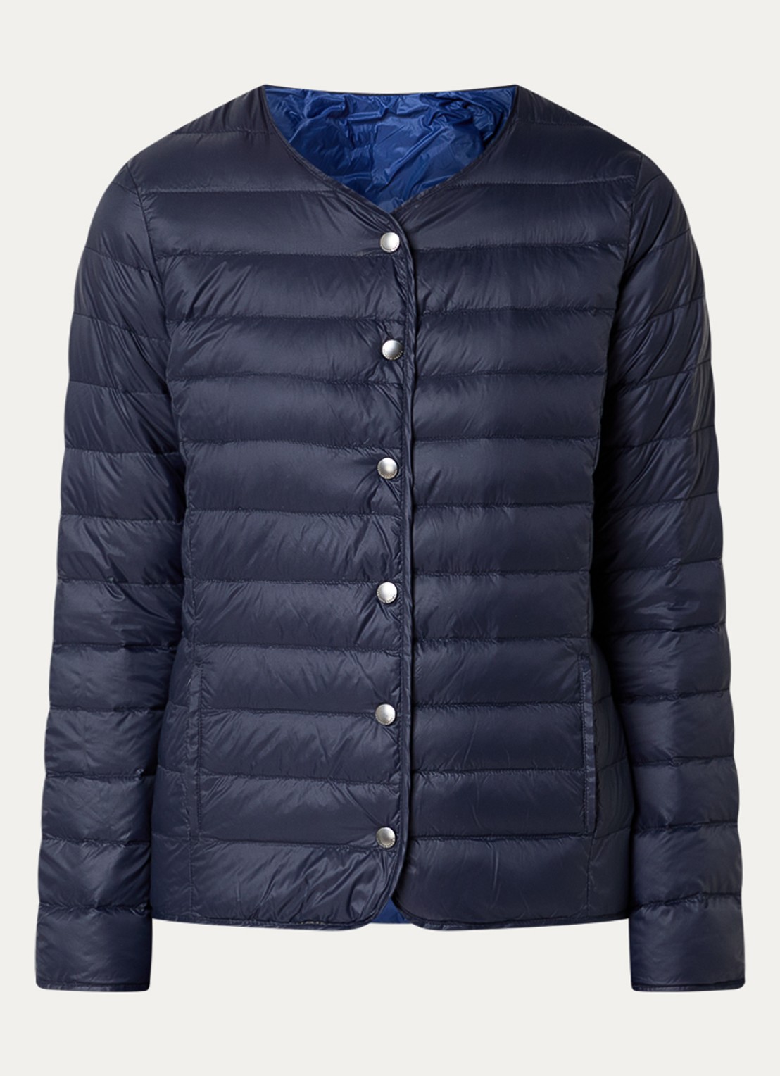 Gerard Darel Solange gewatteerd jack met donsvulling - voorkant 2 donkerblauw