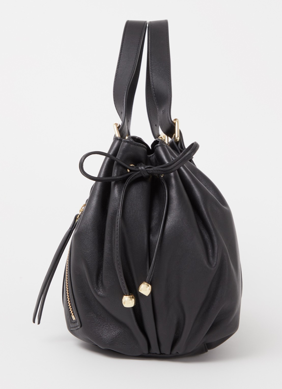 Gerard Darel St Germain handtas van leer - detail 3 zwart