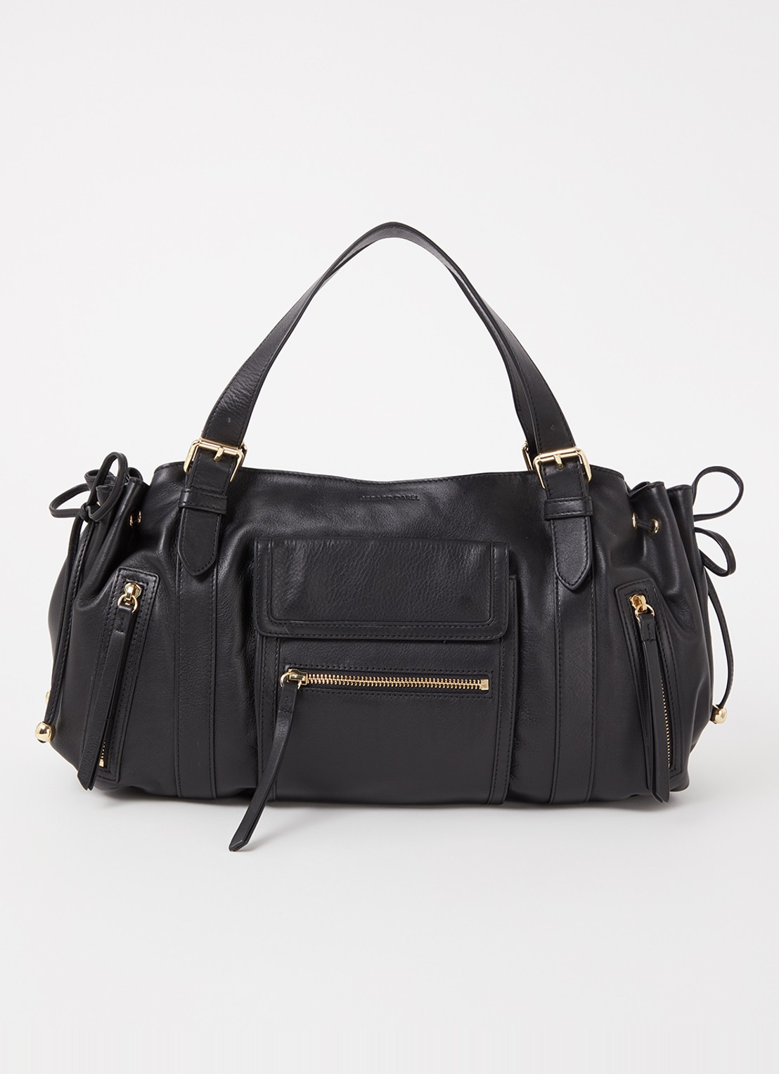 Gerard Darel St Germain handtas van leer - voorkant 4 zwart