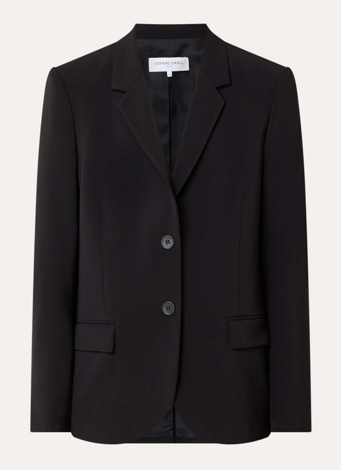 Gerard Darel Taisy blazer met klepzakken - voorkant 3 zwart