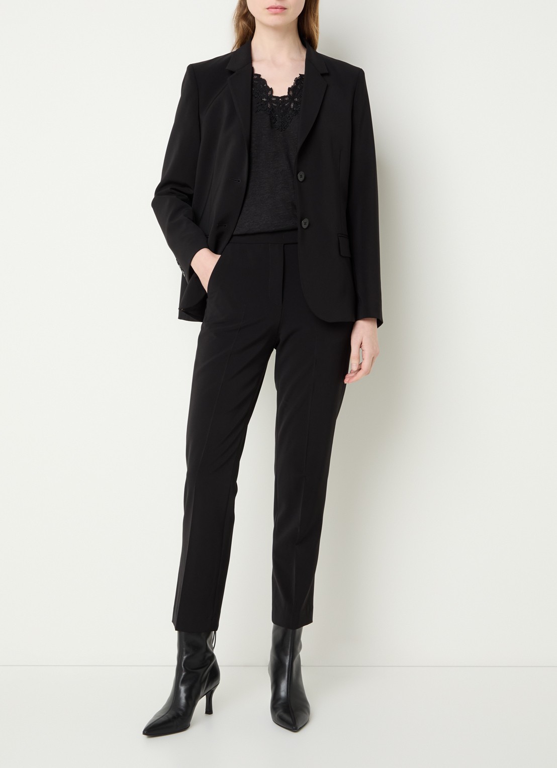Gerard Darel Taisy blazer met klepzakken - voorkant 4 zwart