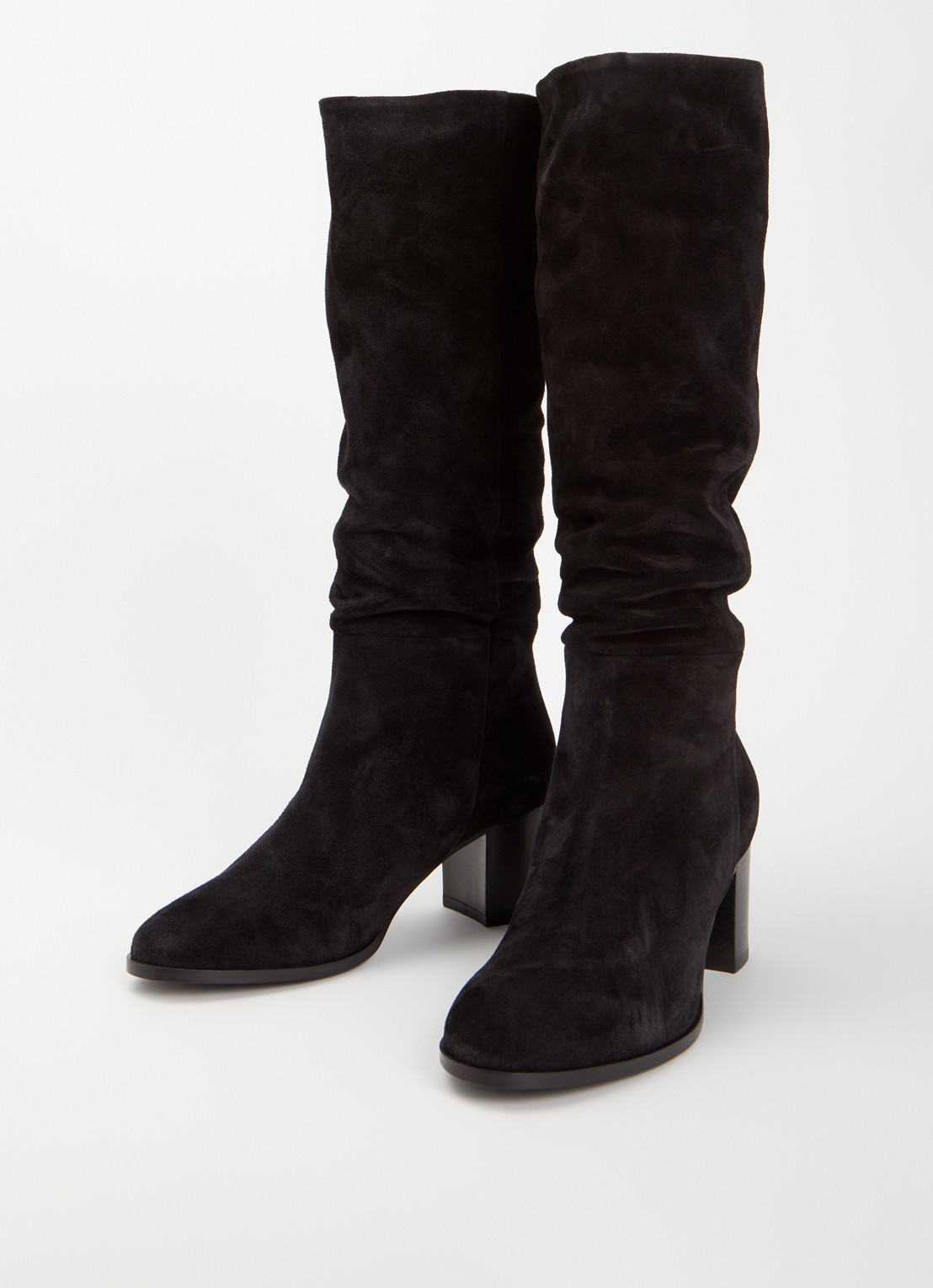 Gerard Darel Tina laars van suède - detail zwart