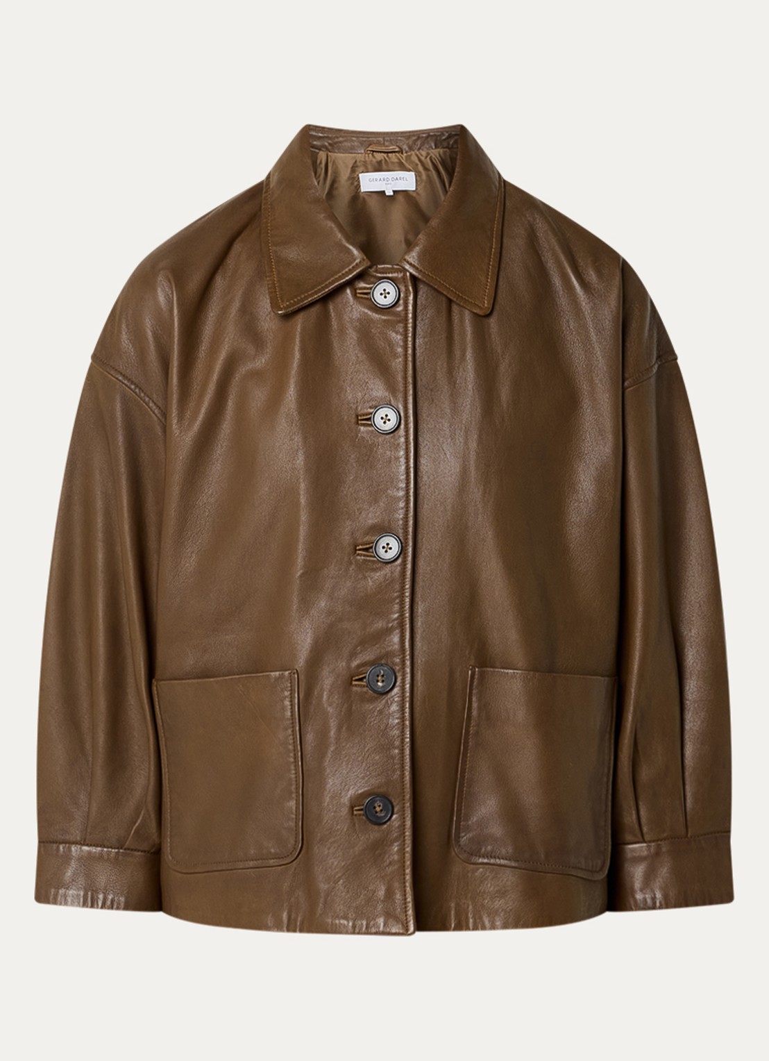 Gerard Darel Tinae jack van lamsleer - voorkant 2 bruin