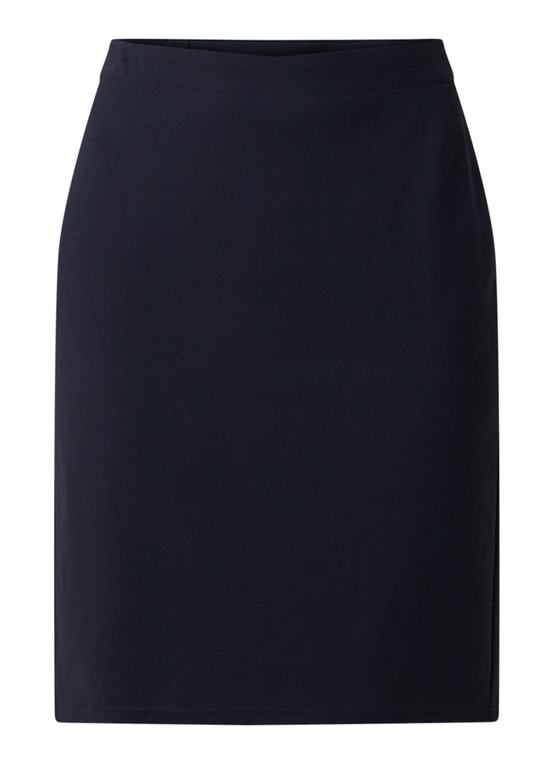 Gerry Weber Minirok van stretchjersey - voorkant donkerblauw