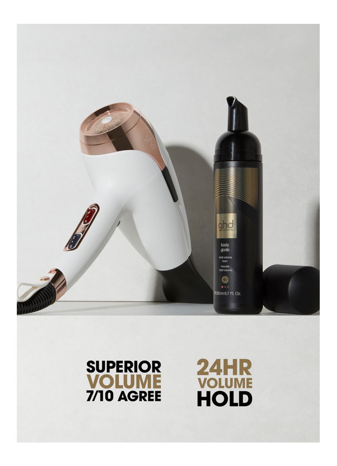 ghd Body Goals Total Volume Foam - stylingmousse - voorkant 5 undefined