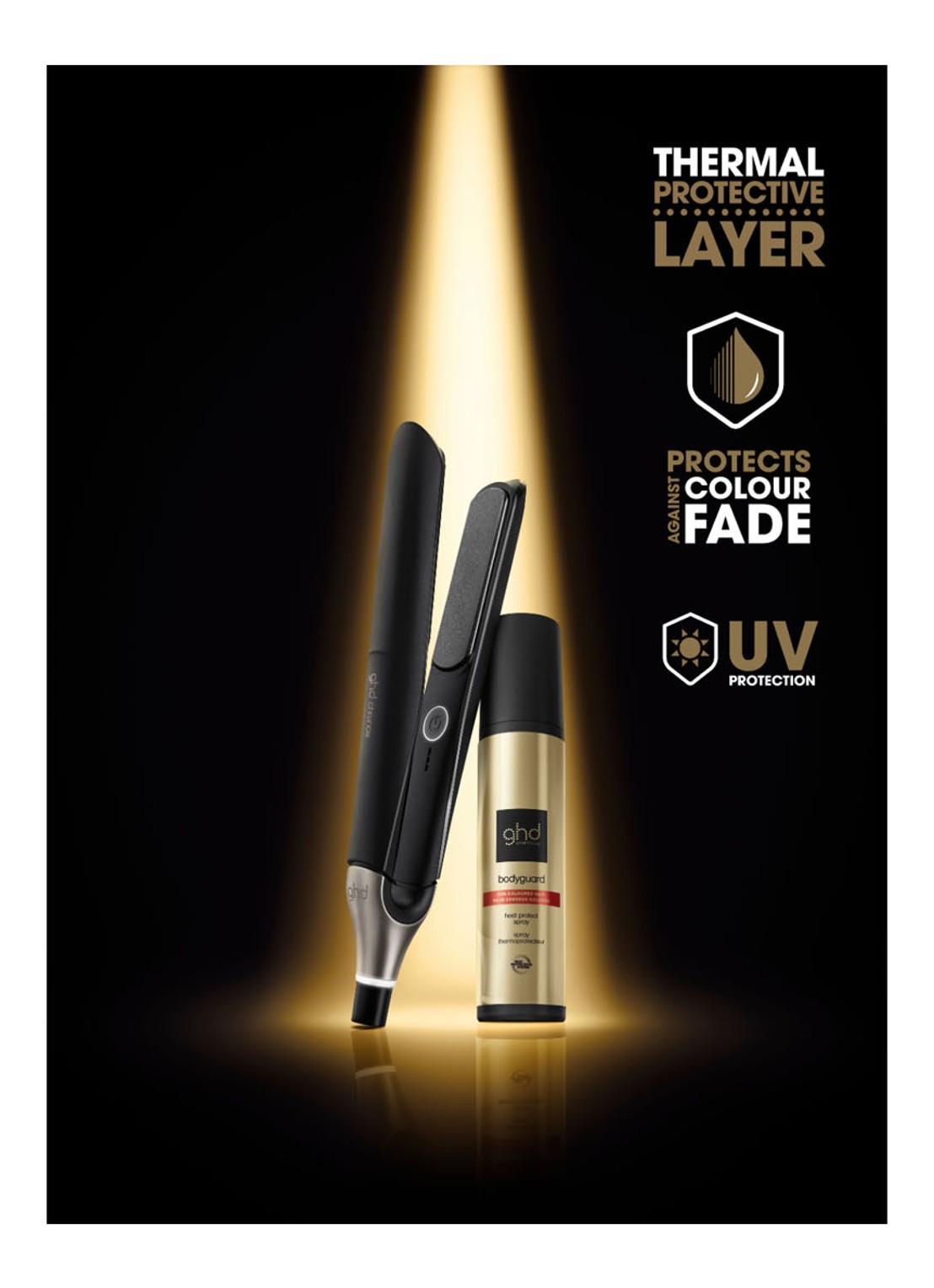 ghd Bodyguard Heat Protect Spray - heat protect spray voor gekleurd haar - detail 2 undefined