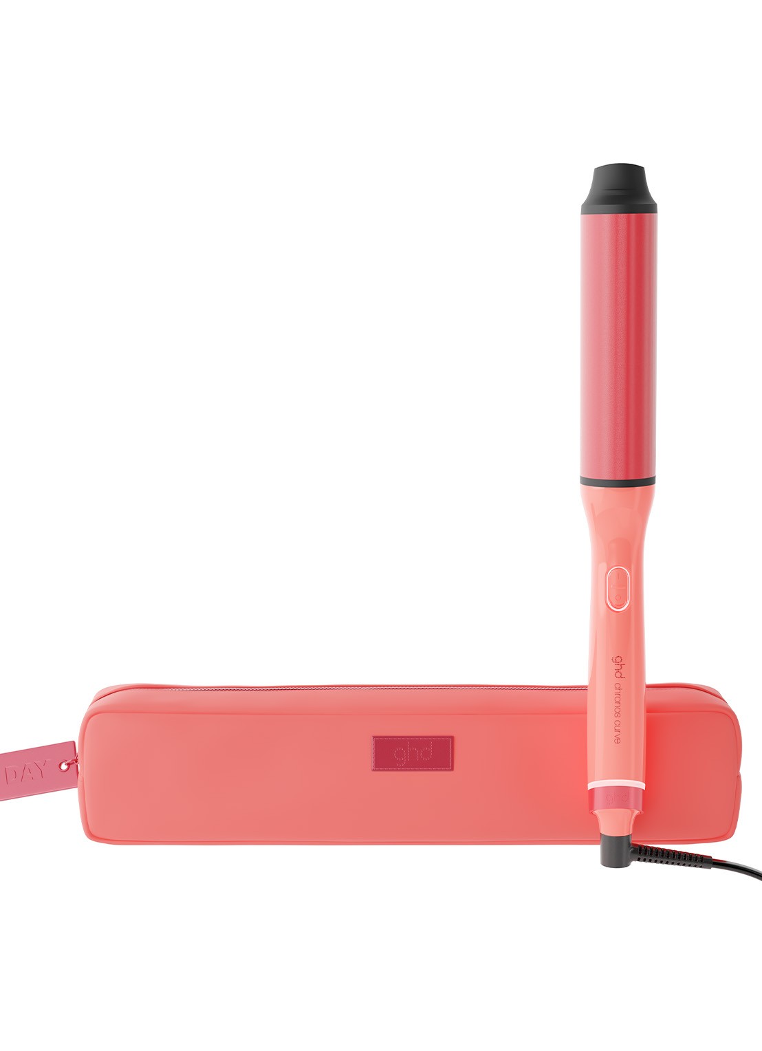 ghd Chronos Curve Max Wand - Krultang  - voorkant koraal