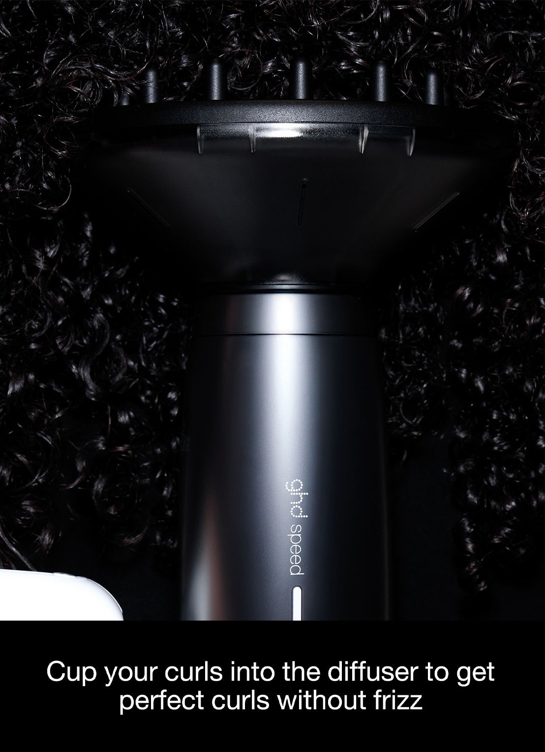 ghd Curl Diffuser voor ghd Speed hair dryer - detail 5 zwart