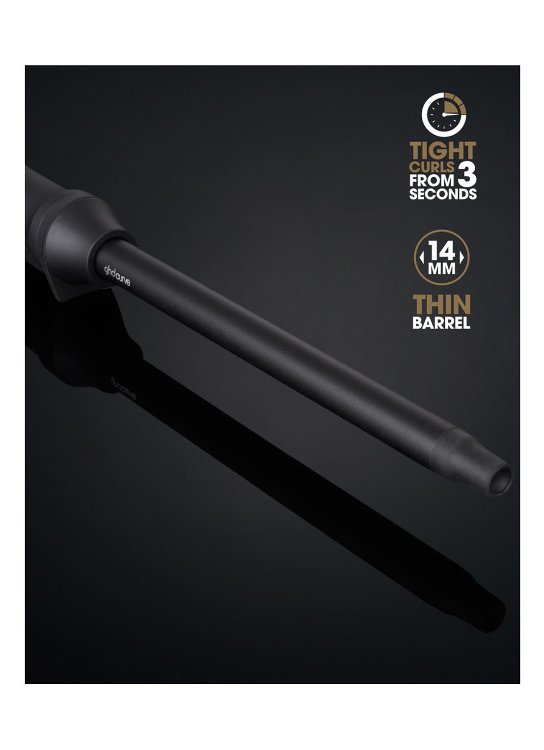 ghd Curve Thin Wand 14 mm krultang - detail 6 zwart