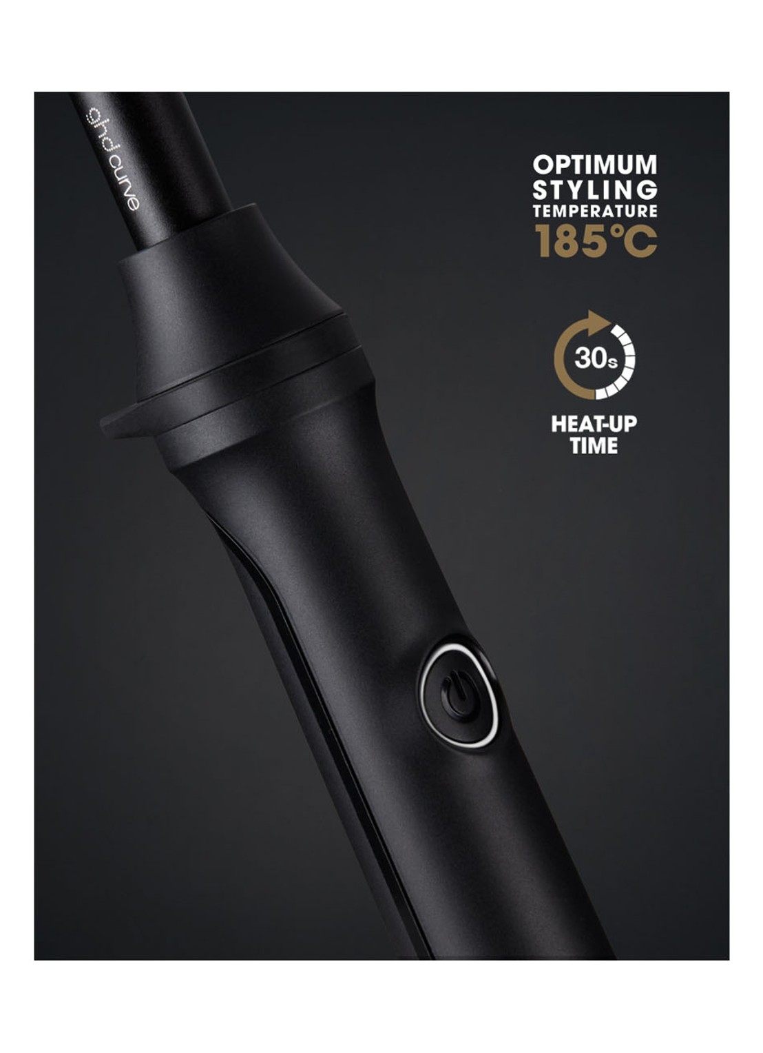 ghd Curve Thin Wand 14 mm krultang - detail 7 zwart