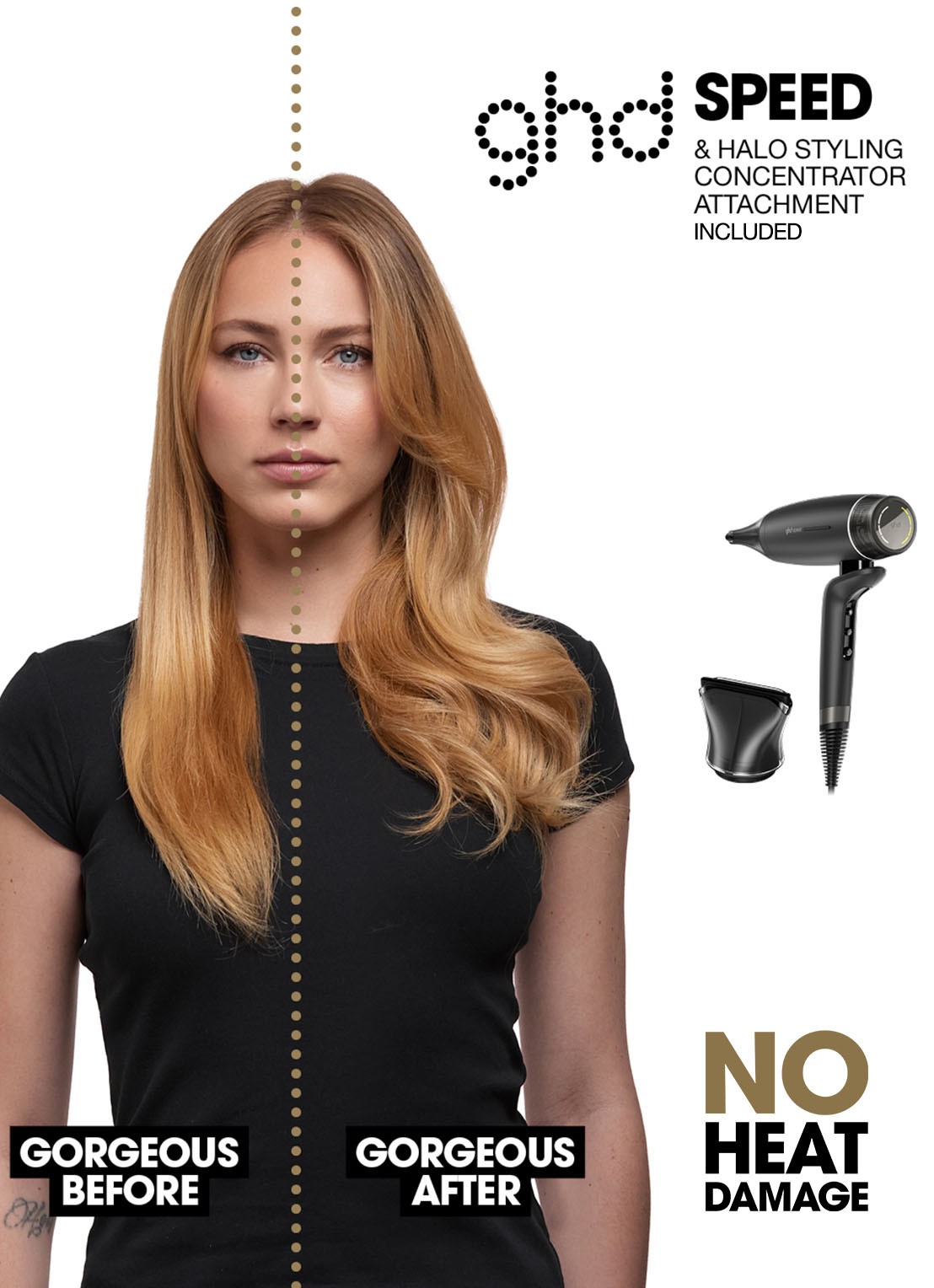 ghd ghd Speed - ultrasnelle ionische föhn  - detail 8 zwart
