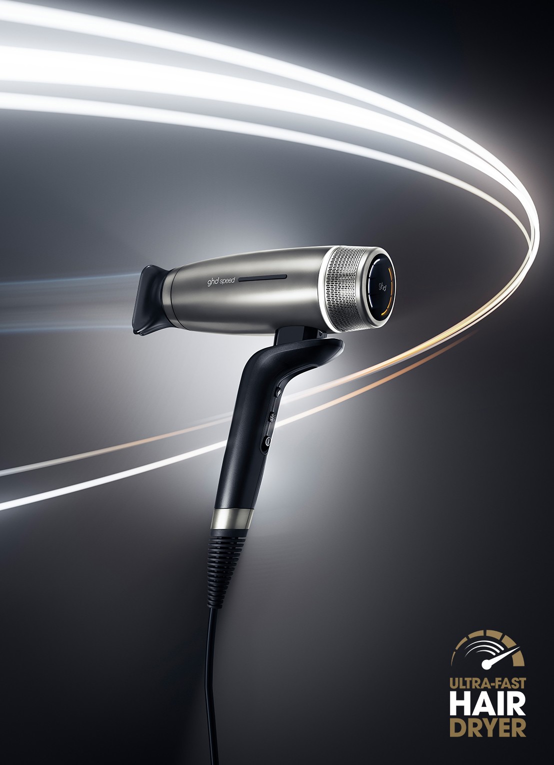 ghd ghd Speed - ultrasnelle ionische föhn  - detail 5 titanium zwart