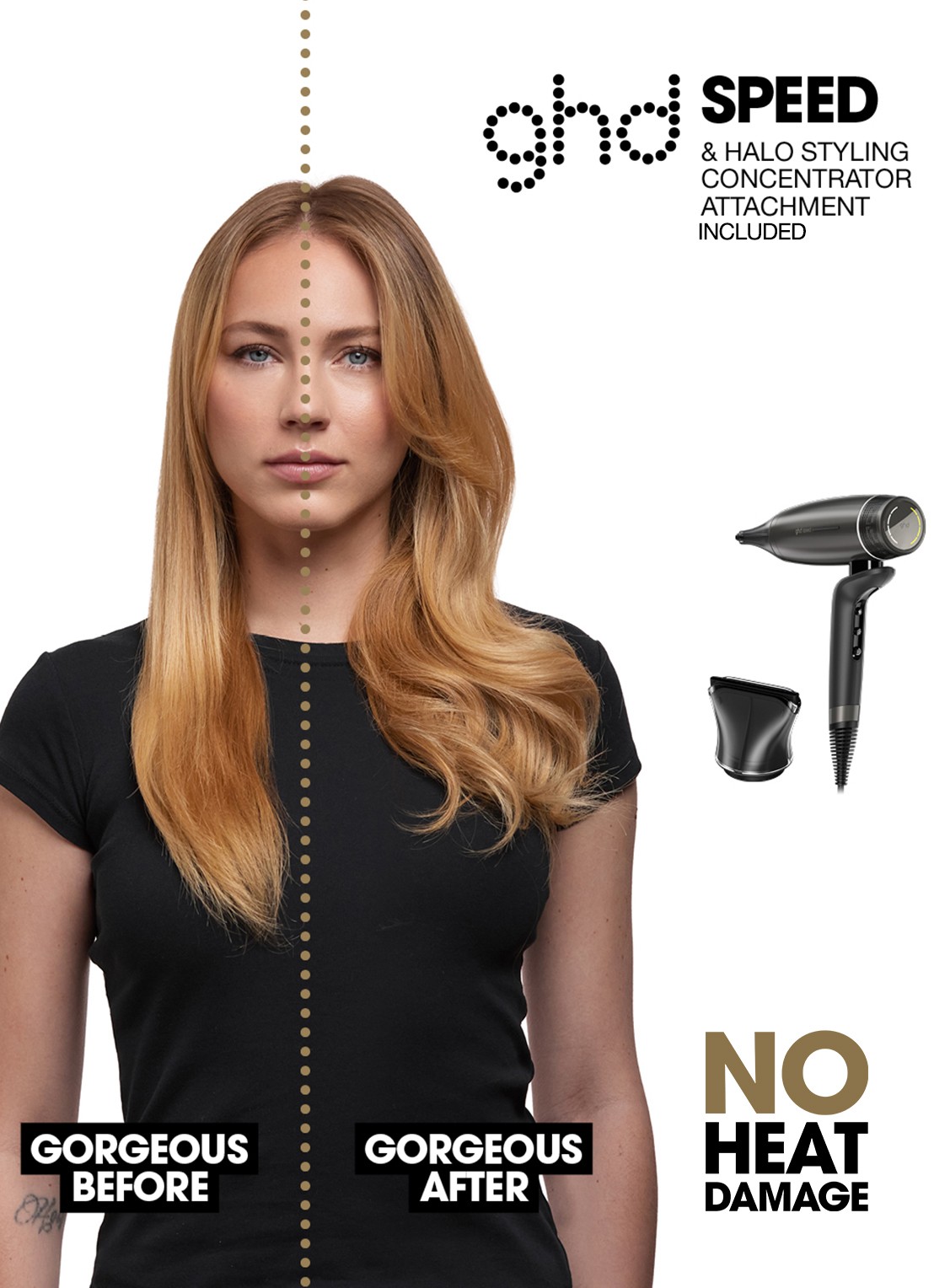 ghd ghd Speed - ultrasnelle ionische föhn  - detail 8 titanium zwart