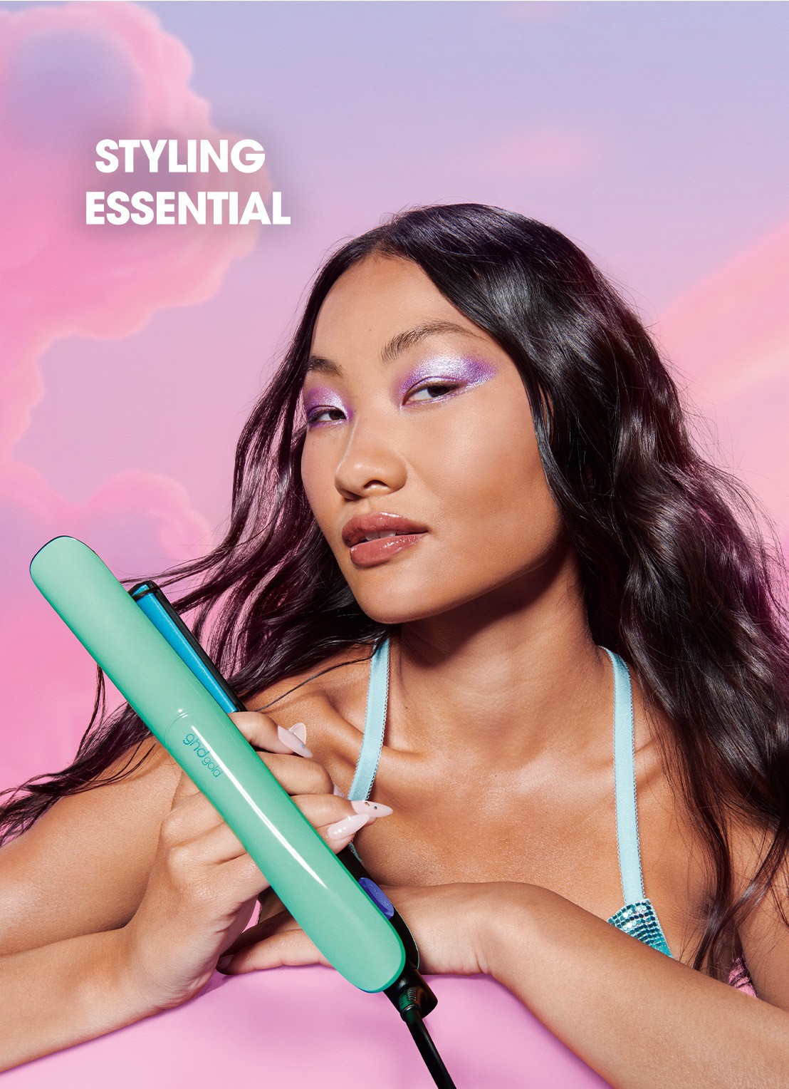 ghd Gold Stijltang  - detail 3 groen