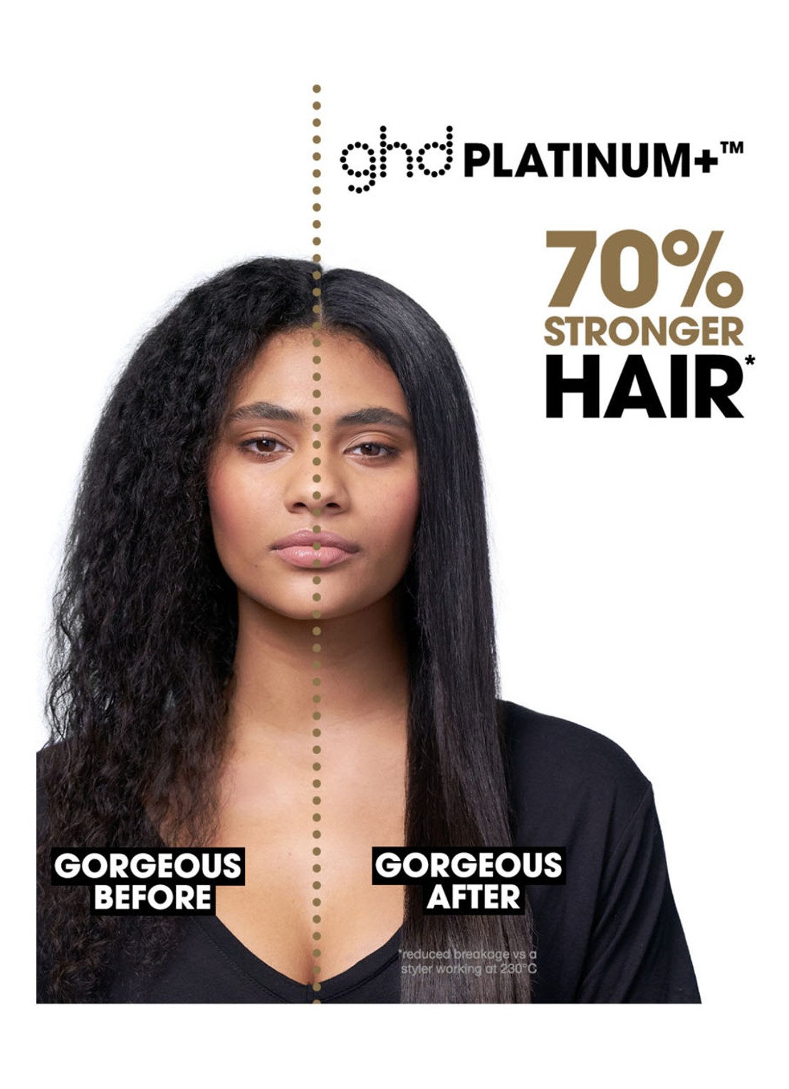 ghd Platinum+ Styler Zwart - stijltang - detail 2 zwart