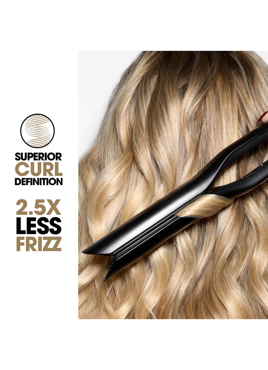 ghd Sculpt interactieve styler - stijltang - detail 5 zwart