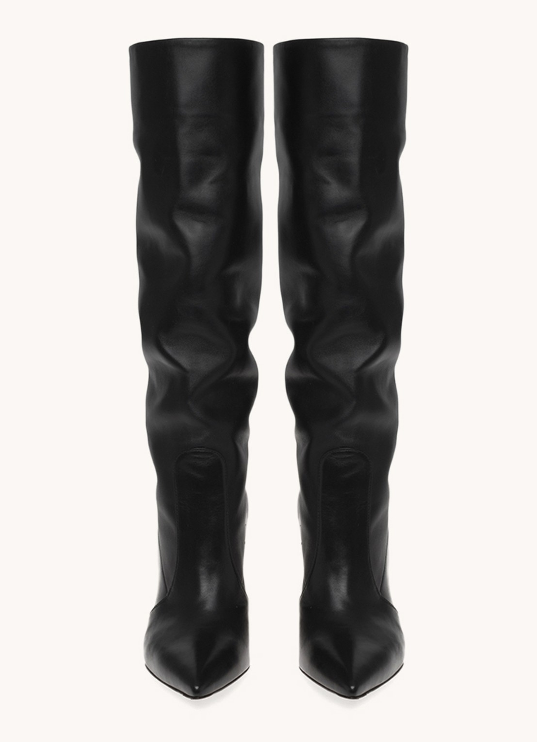 Gianvito Rossi Hansen laars van kalfsleer - detail 3 zwart
