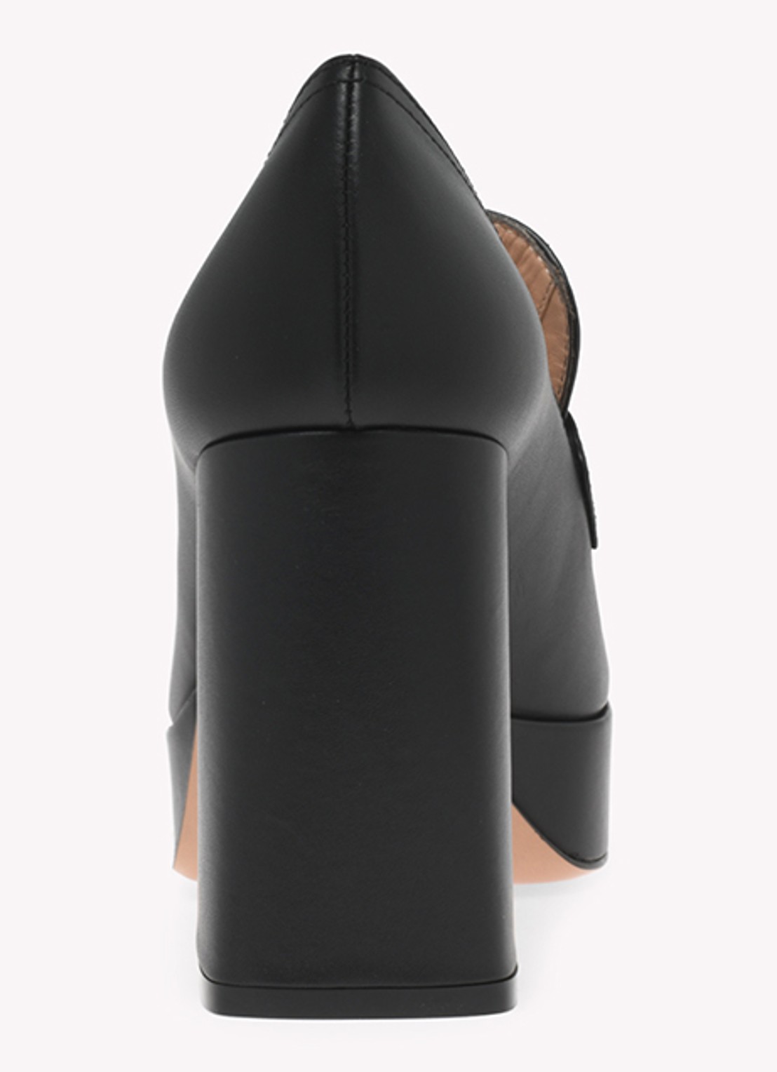 Gianvito Rossi Rouen pump van kalfsleer - detail zwart