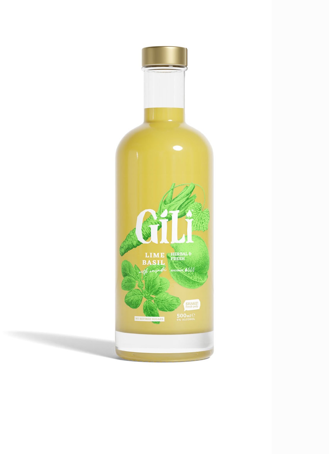 GiLi Kruidige Wasabi Elixer 500 ml - voorkant 2 undefined