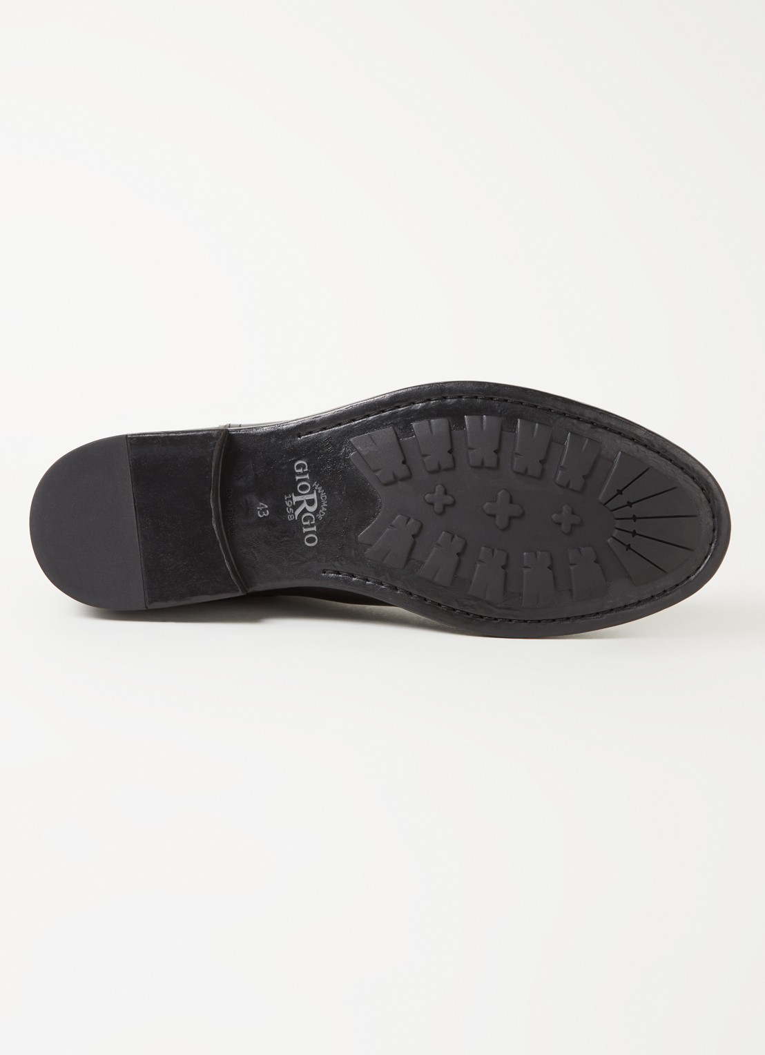 Giorgio Chelsea boot van leer - detail 3 zwart