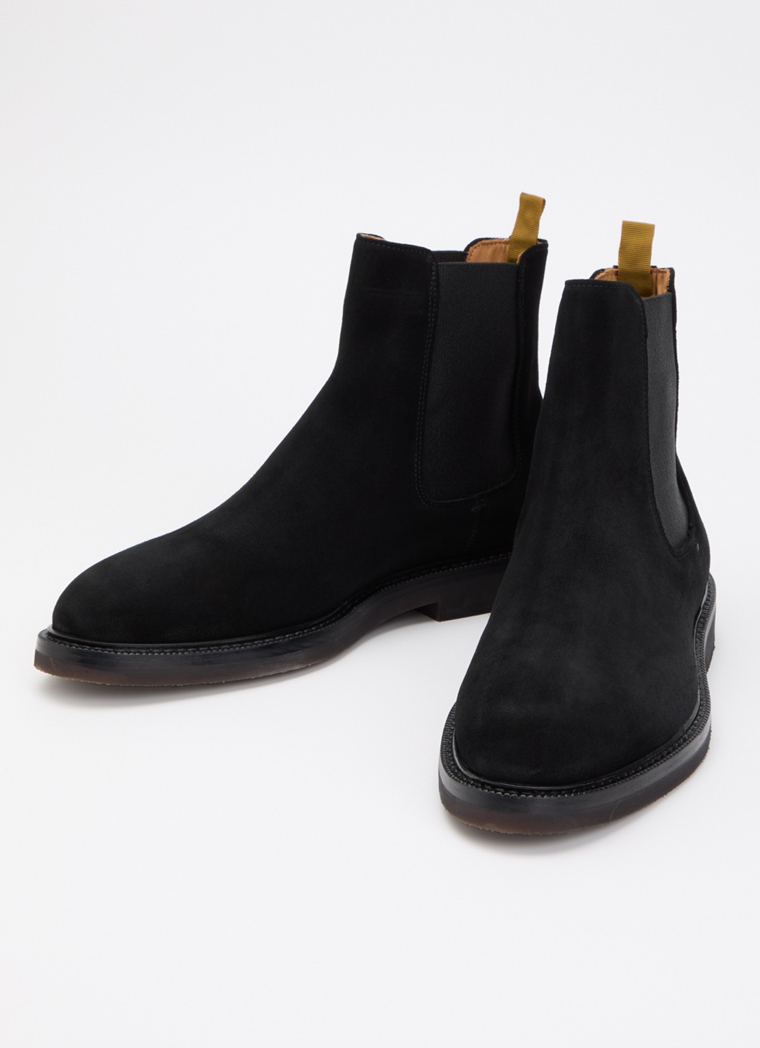 Giorgio Chelsea boot van suède - detail 2 zwart