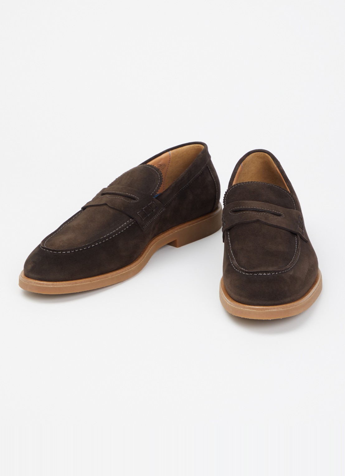Giorgio Loafer van suède - detail 3 bruin