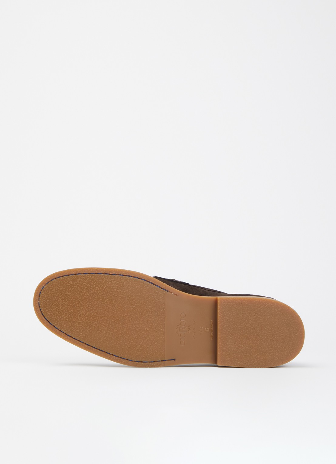 Giorgio Loafer van suède - detail 5 bruin