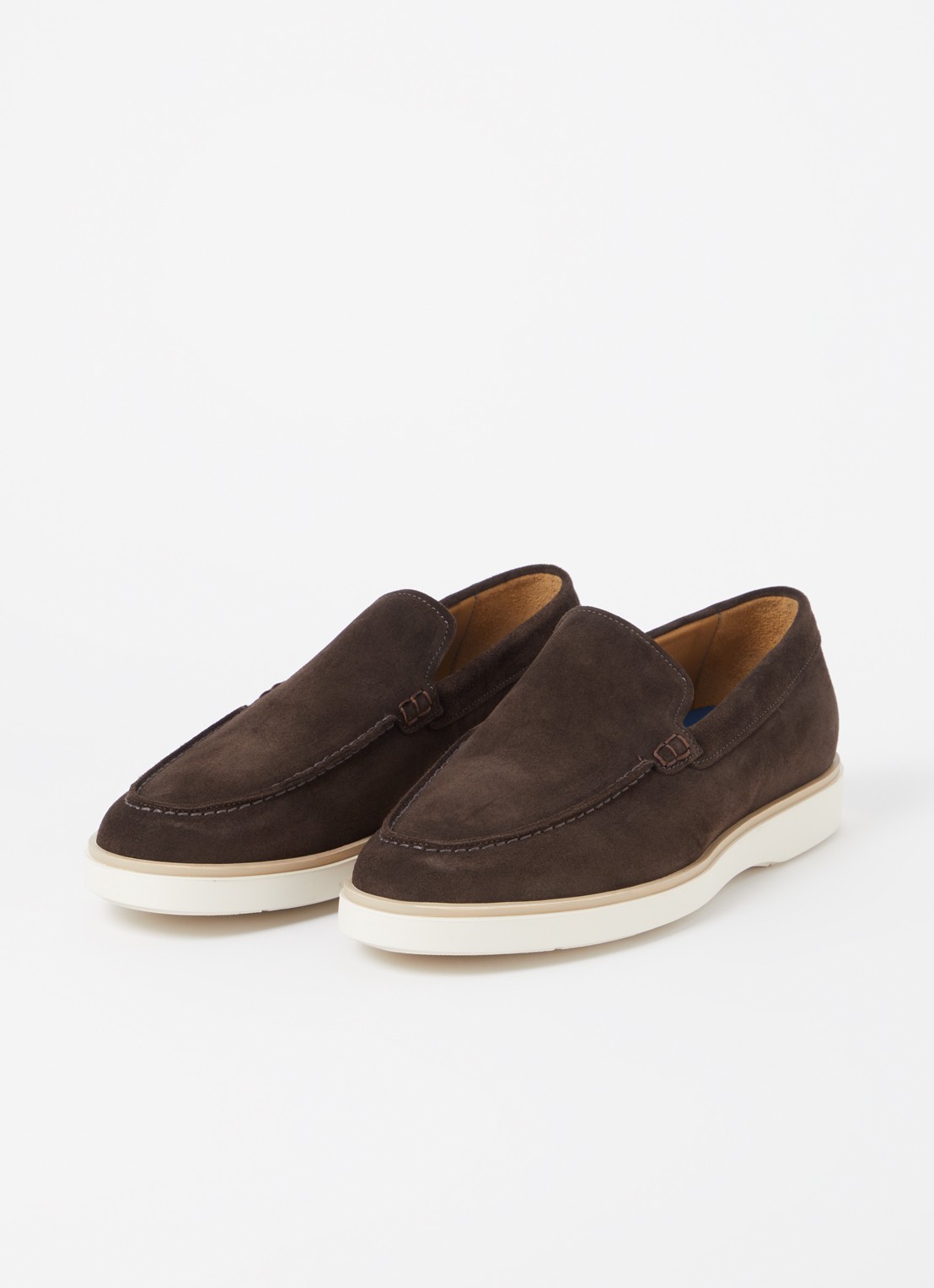 Giorgio Loafer van suéde  - detail 10 donkerbruin