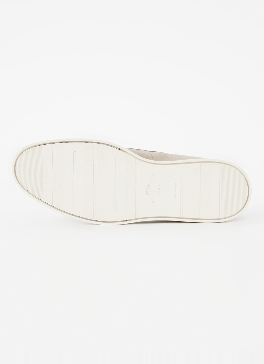 Giorgio Loafer van suéde - detail 3 zand