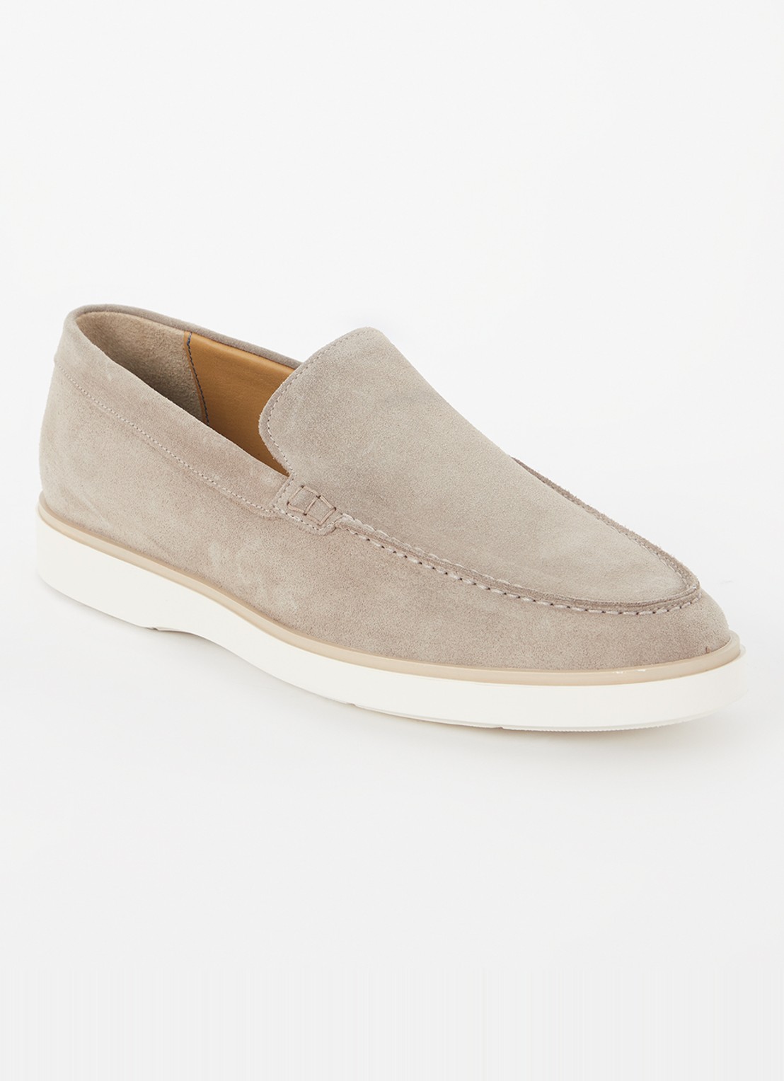 Giorgio Loafer van suéde - voorkant 7 zand