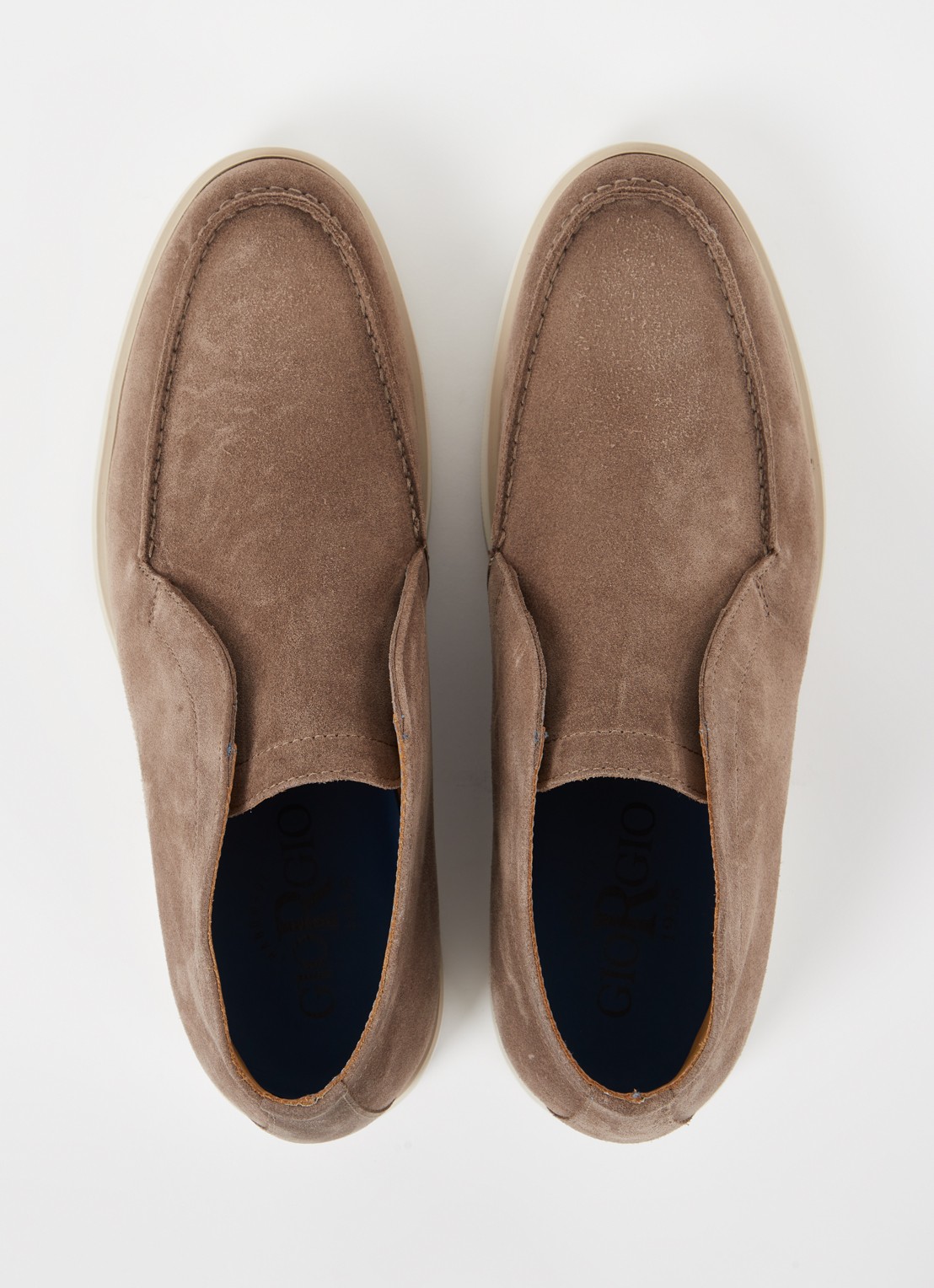 Giorgio Loafer van suéde  - detail 11 bruin