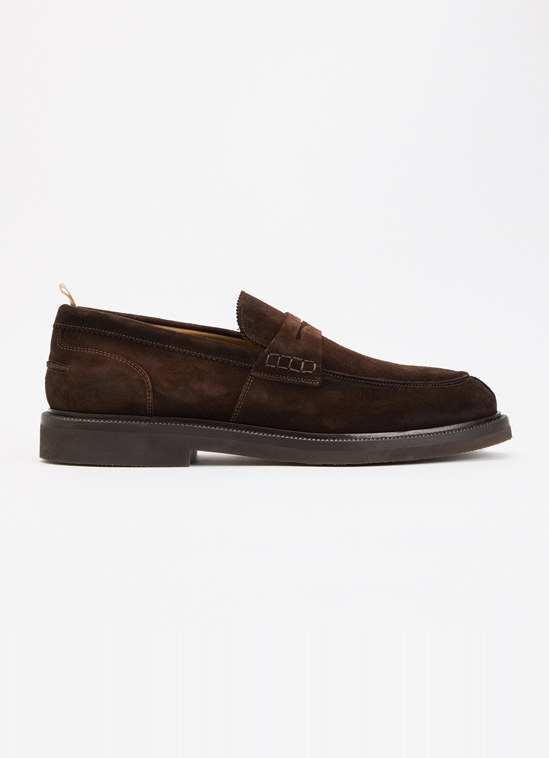 Giorgio Loafer van suède - voorkant 5 bruin