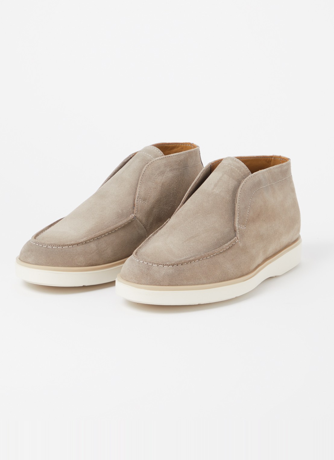 Giorgio Slip-on van suède - detail zand