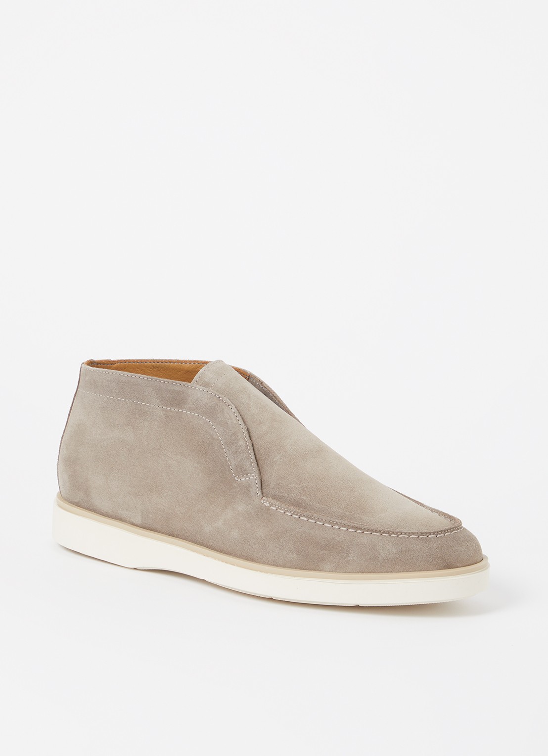 Giorgio Slip-on van suède - voorkant 3 zand