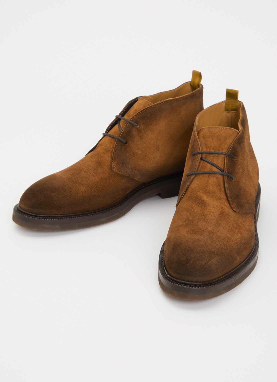 Giorgio Veterboot van suède - detail bruin