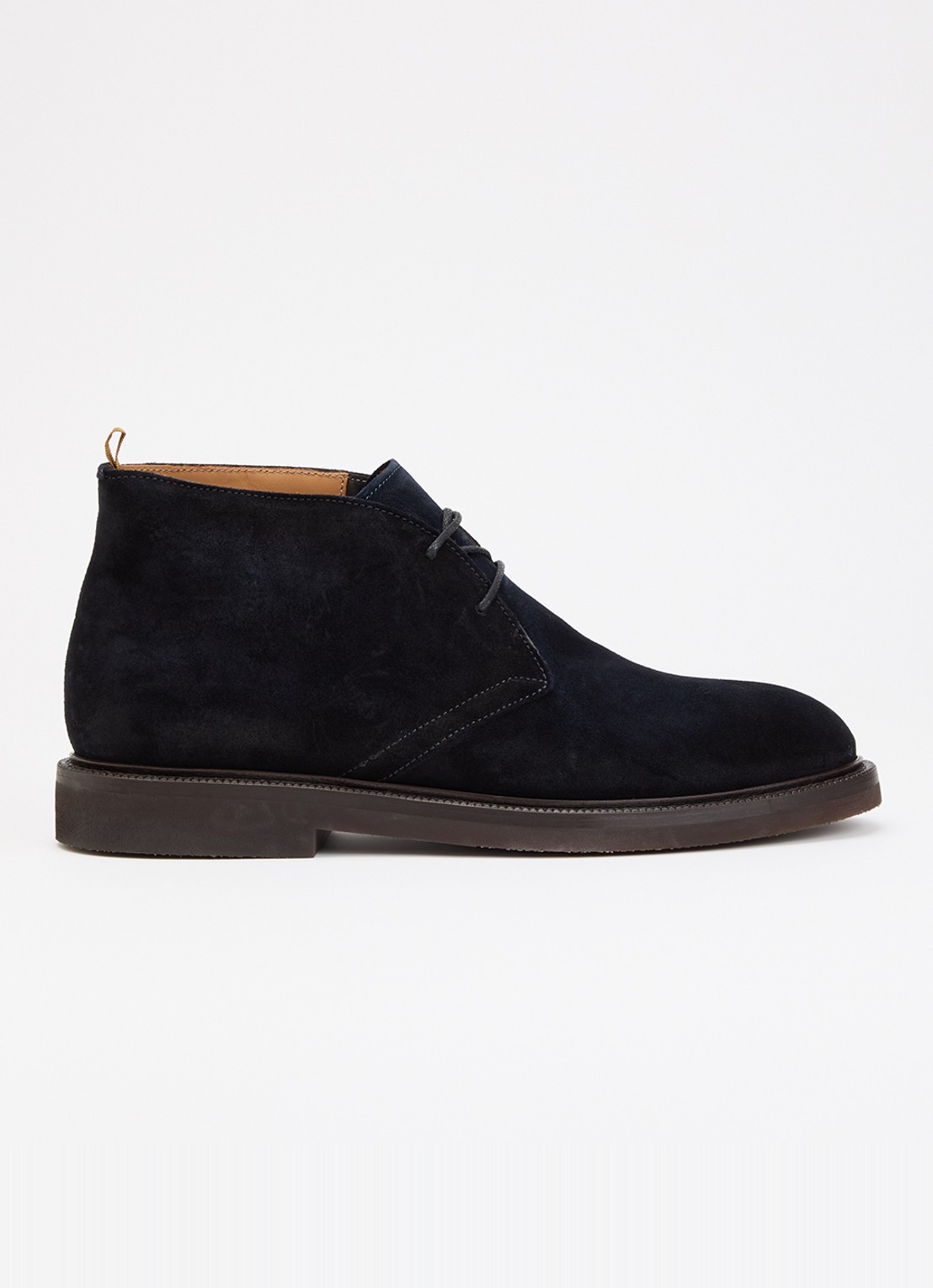 Giorgio Veterboot van suède - voorkant donkerblauw