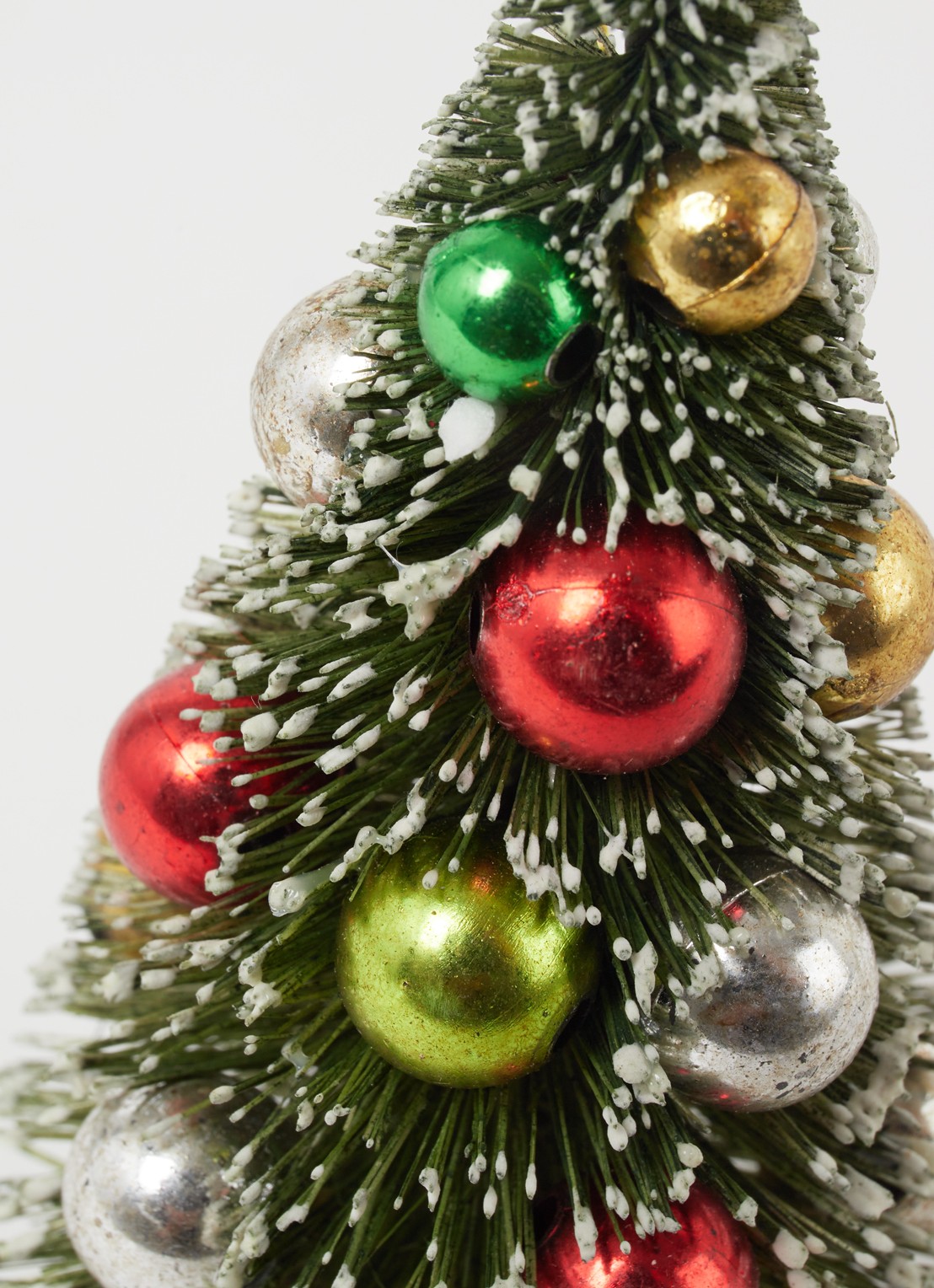 Gisela Graham Bristle Kerstboom kersthanger 11 cm - detail 3 groen